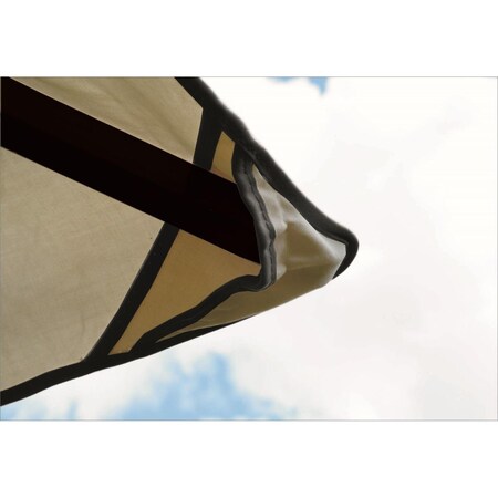 Superherostuff 12 sq. ft. Sundura Replacement Canopy for 12 sq. ft.  Gazebo, Khaki PA3199799